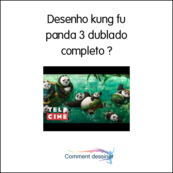 Desenho kung fu panda 3 dublado completo